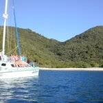 Anchored in Maureens Cove on the first day.